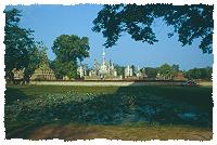 Der Wat Mahathat in Sukhothai